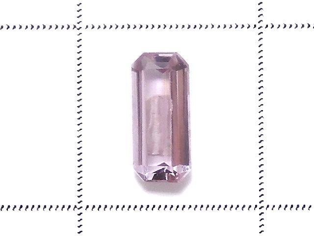 [Video][One of a kind] High Quality Pink Diaspore Loose stone Faceted 1pc NO.28