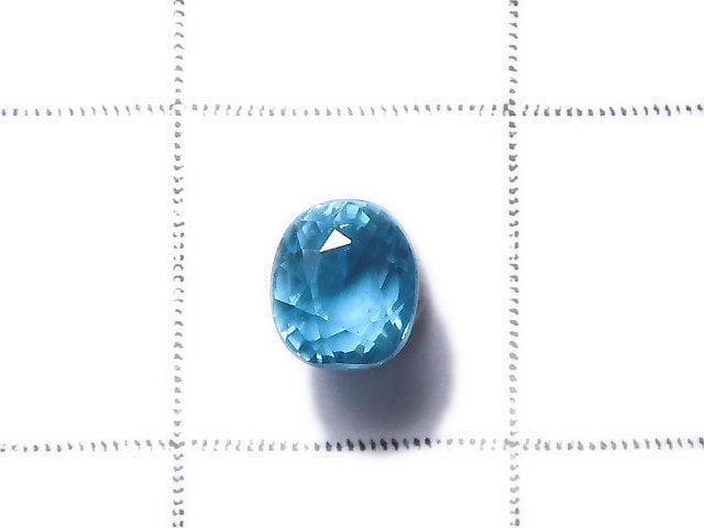 [Video][One of a kind] High Quality Natural Blue Zircon AAA Loose stone Faceted 1pc NO.27