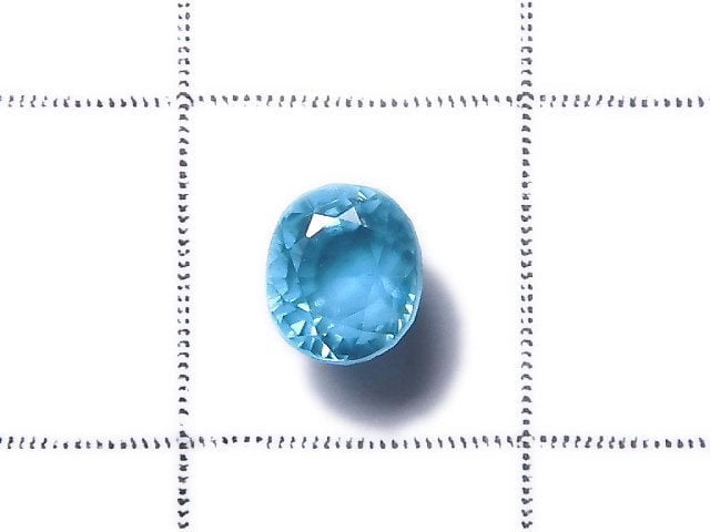 [Video][One of a kind] High Quality Natural Blue Zircon AAA Loose stone Faceted 1pc NO.28