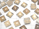 [Video] Gray Onyx AAA Square Cabochon 8x8mm 5pcs