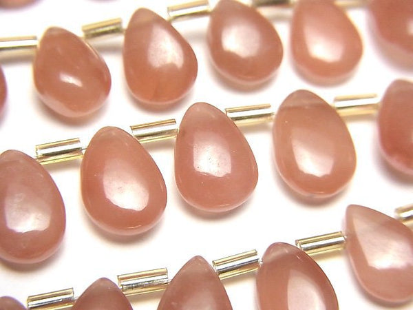 Pear Shape, Rhodochrosite Gemstone Beads