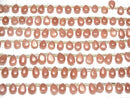 [Video] Peru Rhodochrosite AAA- Pear shape (Smooth) half or 1strand beads (aprx.7inch/18cm)