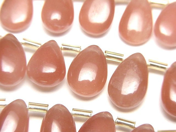 Pear Shape, Rhodochrosite Gemstone Beads