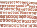 [Video] Peru Rhodochrosite AA++ Pear shape (Smooth) half or 1strand beads (aprx.7inch/18cm)