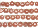 [Video] Peruvian Rhodochrosite AAA- Chestnut (Smooth) half or 1strand beads (aprx.7inch/18cm)