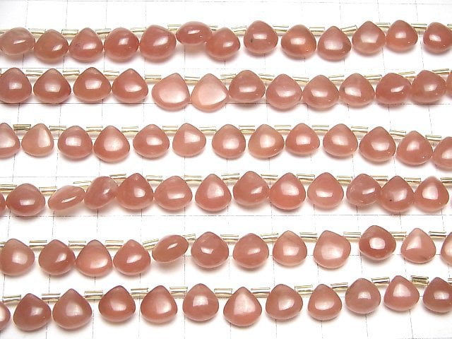 [Video] Peru Rhodochrosite AAA- Chestnut (Smooth) half or 1strand beads (aprx.7inch/18cm)