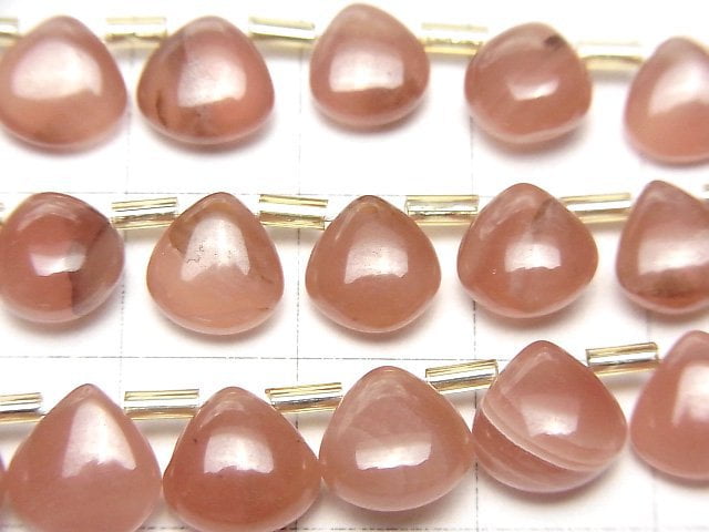 [Video] Peru Rhodochrosite AA++ Chestnut (Smooth) half or 1strand beads (aprx.7inch/18cm)