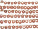 [Video] Peru Rhodochrosite AA++ Chestnut (Smooth) half or 1strand beads (aprx.7inch/18cm)