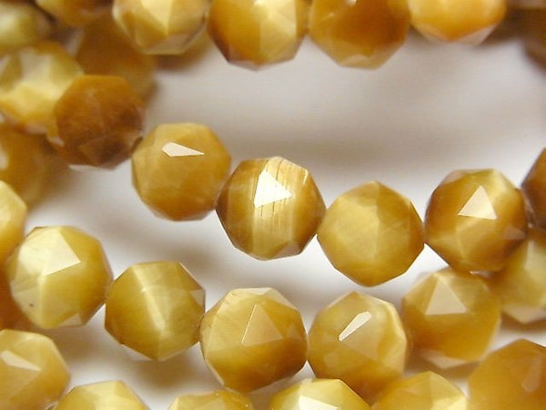 Accessories, Bracelet, Faceted Round, Star, Tiger's Eye Gemstone Beads