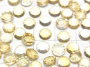 [Video]High Quality Citrine AAA Round Rose Cut 6x6mm 3pcs