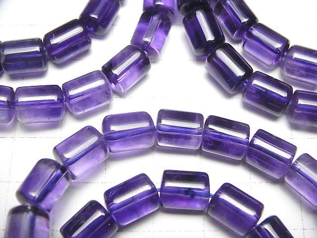 [Video]Amethyst AA++ Tube 10x8x8mm Bracelet