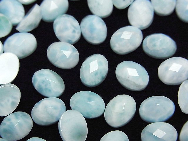 Cabochon, Larimar Gemstone Beads