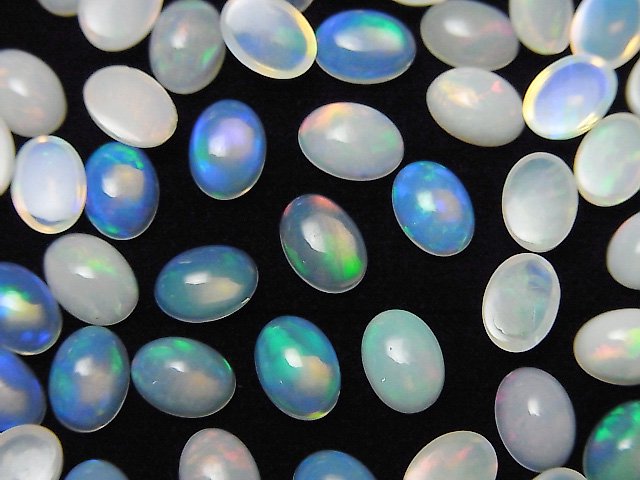 Cabochon, Opal Gemstone Beads