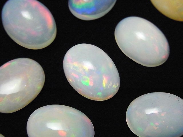 [Video]High Quality Ethiopian Opal AAA- Oval Cabochon 16x12mm 1pc
