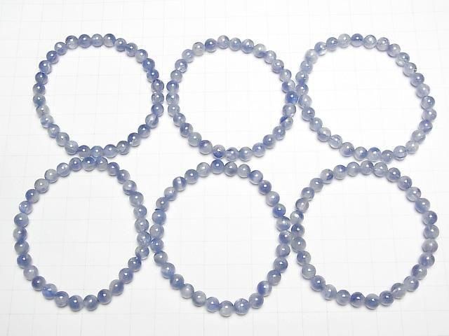 [Video] Kyanite AA++ Round 6mm Bracelet