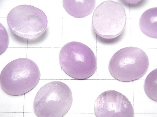 [Video]Nigeria Kunzite AAA- Oval Cabochon 12x10mm 1pc