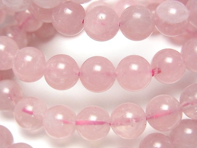 Accessories, Bracelet, Rose Quartz, Round Gemstone Beads