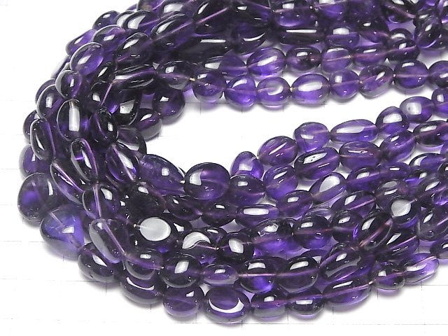 [Video]High Quality Amethyst AAA- Nugget half or 1strand beads (aprx.15inch/38cm)