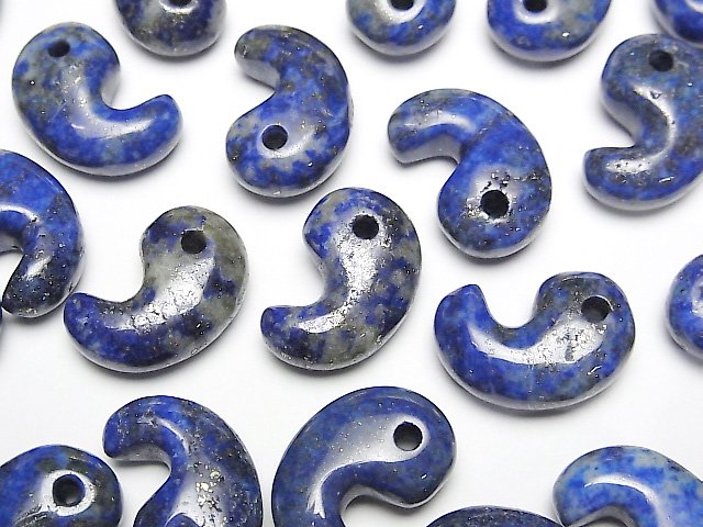 Comma Shaped, Lapis lazuli Gemstone Beads