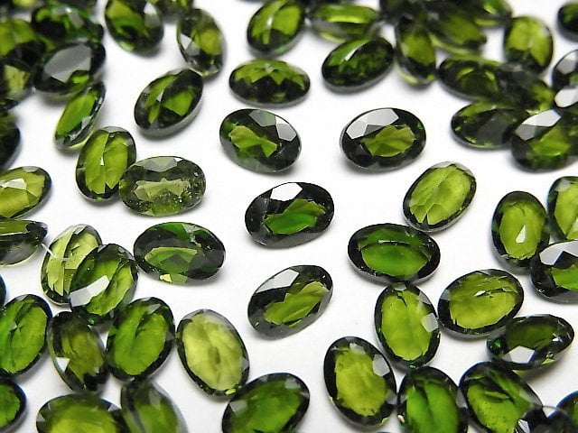 Diopside, Oval Gemstone Beads