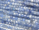 [Video] High Quality! Kyanite AA++ Cube Shape 2.5x2.5x2.5mm 1strand beads (aprx.15inch/37cm)