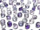 [Video]High Quality Multicolor Fluorite AAA Loose stone Round Faceted 4x4mm 10pcs