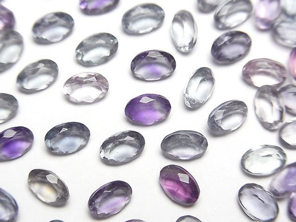 Fluorite, Oval Gemstone Beads