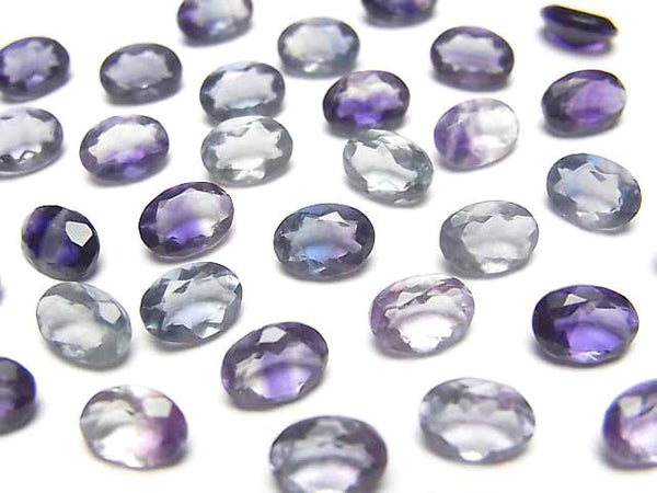 Fluorite, Oval Gemstone Beads