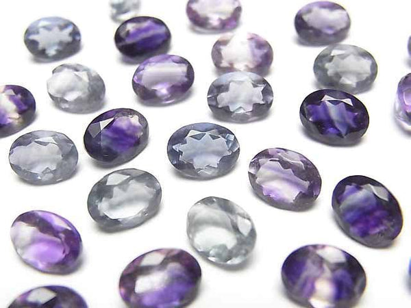 Fluorite, Oval Gemstone Beads