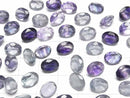 [Video]High Quality Multicolor Fluorite AAA Loose stone Oval Faceted 9x7mm 2pcs