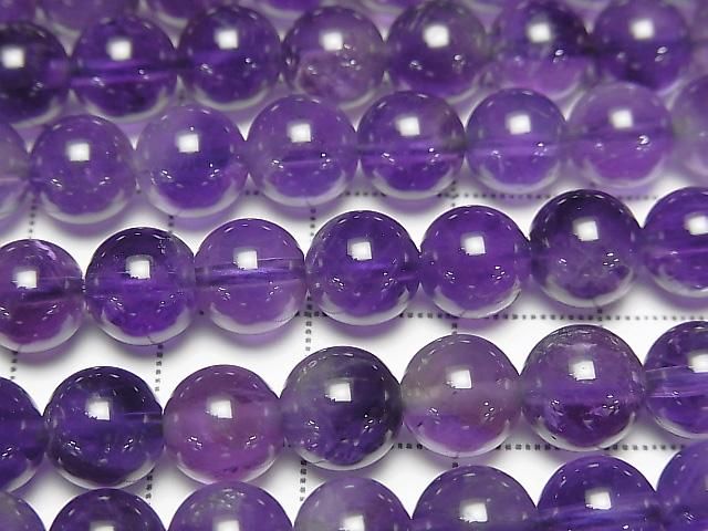 紫水晶 AA+ 圓珠 8毫米 一串（約15英寸/36公分）
