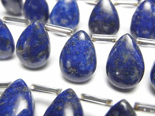 [Video] Lapislazuli AA++ Pear Shape (Smooth) 14x10mm Half or 1 Strand (12pcs)
