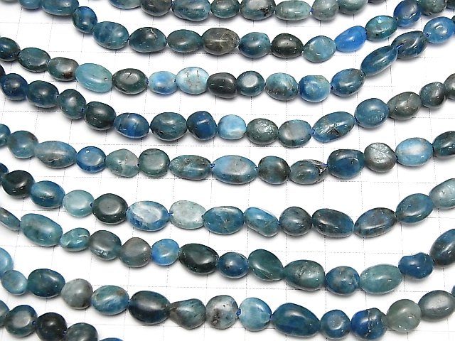 Blue Apatite AA Nugget 1strand beads (aprx.15inch/38cm)