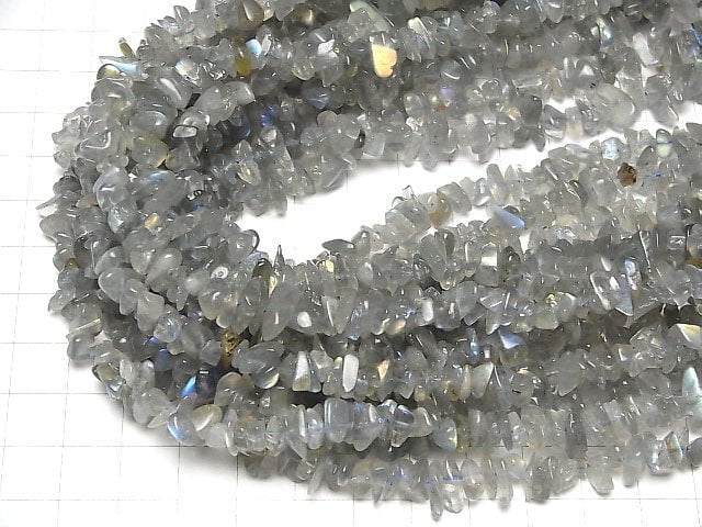 [Video]Labradorite AA++ Chips (Small Nugget ) 1strand beads (aprx.15inch/36cm)