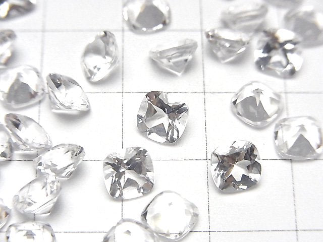 [Video]High Quality Danburite AAA Loose stone Square Faceted 6x6mm 1pc