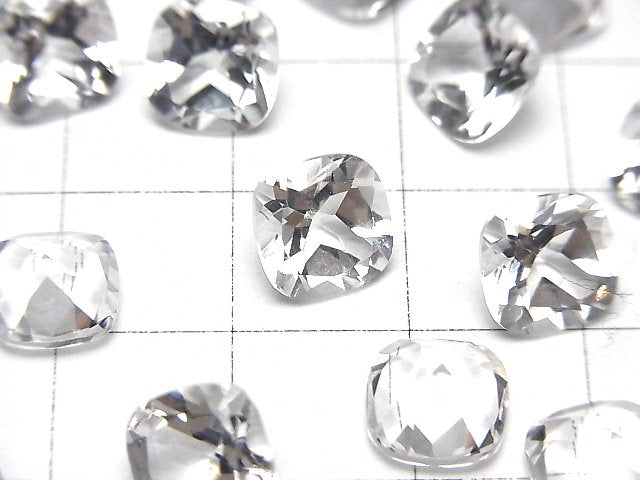 [Video]High Quality Danburite AAA Loose stone Square Faceted 8x8mm 1pc