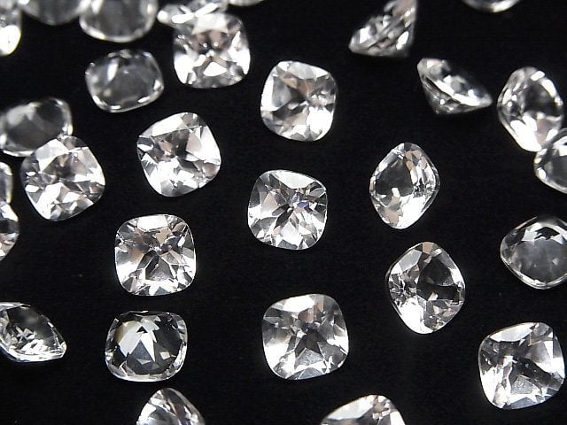 [Video]High Quality Danburite AAA Loose stone Square Faceted 8x8mm 1pc