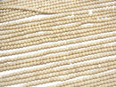 Riverstone Frosted Round 2mm 1strand beads (aprx.15inch/36cm)