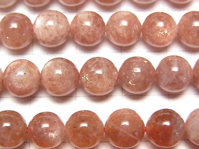 [Video]Sunstone AA+ Round 8mm half or 1strand beads (aprx.15inch/38cm)