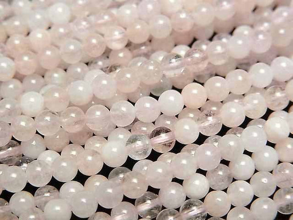 Morganite, Round Gemstone Beads