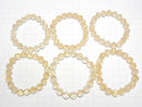 [Video]High Quality! Light color Citrine AA++ Star Faceted Round 10mm Bracelet