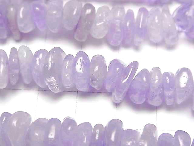 [Video] Lavender Amethyst Chips (Small Nugget ) 1strand beads (aprx.15inch/36cm)