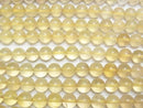 [Video] Golden Fluorite AA++ Round 8mm half or 1strand beads (approx. 15 inches/36 cm)