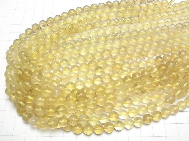 [Video] Golden Fluorite AA++ Round 8mm half or 1strand beads (approx. 15 inches/36 cm)