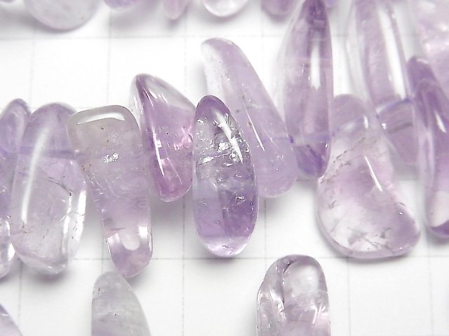 [Video]Amethyst AA++ Chips (Small Nugget ) Top Side Drilled Hole half or 1strand beads (aprx.15inch/36cm)