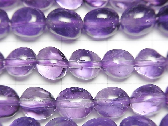[Video]High Quality Bi-color Amethyst AA++ Nugget 1strand beads (aprx.15inch/36cm)