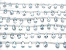 [Video]High Quality Sky Blue Topaz AAA Pear shape Faceted 9x6mm half or 1strand (12pcs )