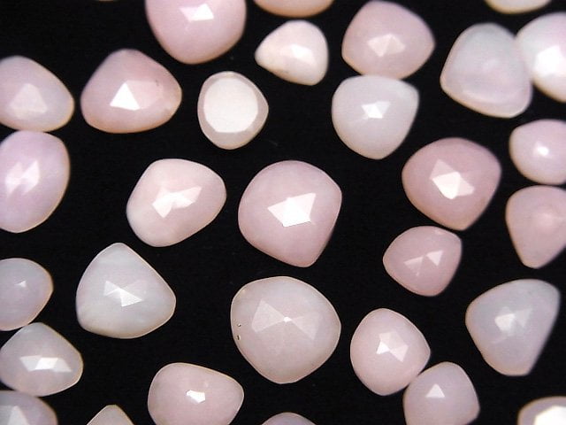 [Video]Pink Opal AAA- Loose stone Free Form Single Sided Rose Cut 5pcs