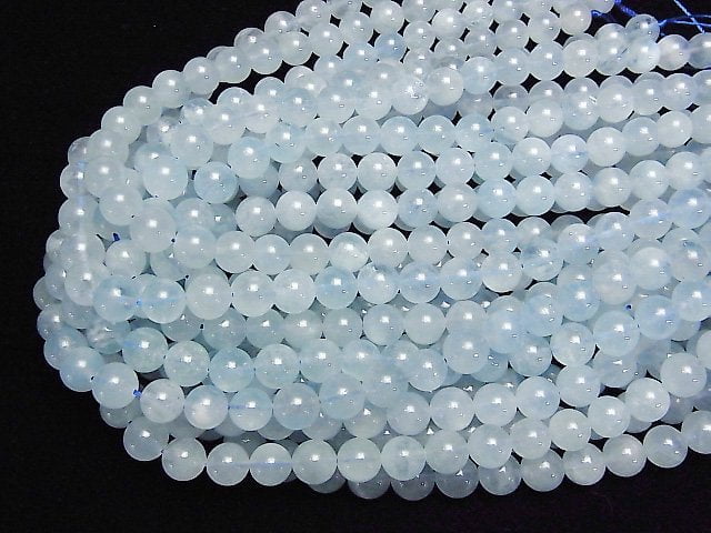 [Video]Aquamarine AA++ Round 10mm half or 1strand beads (aprx.15inch/37cm)