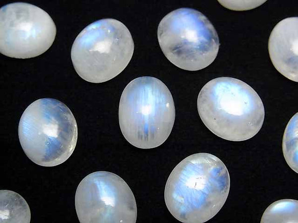 Cabochon, Rainbow Moonstone Gemstone Beads